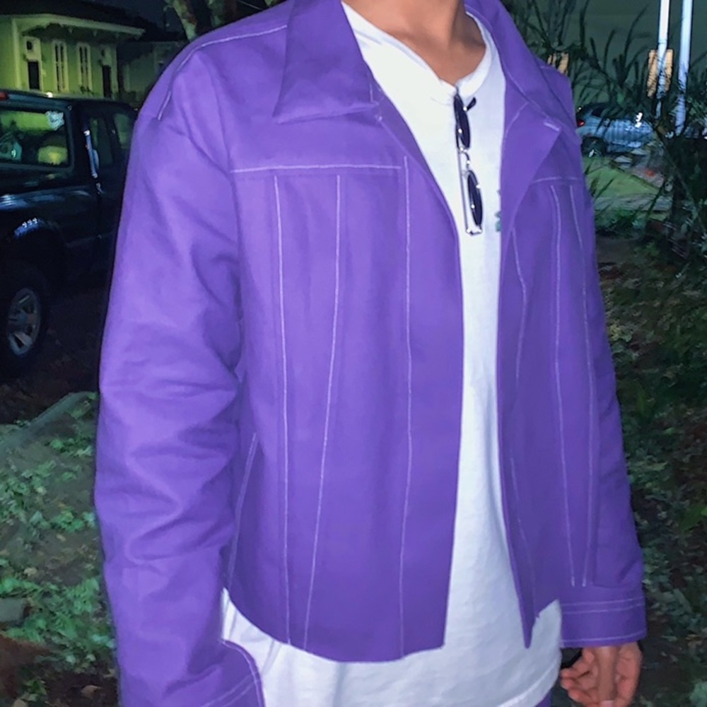 Cropped Denim Jacket - image 1